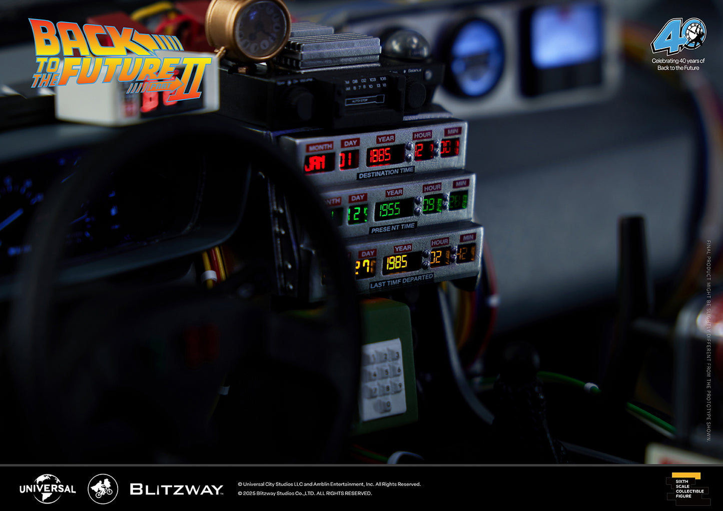 Back to the Future 2 'Time Machine' (1/6 Scale)