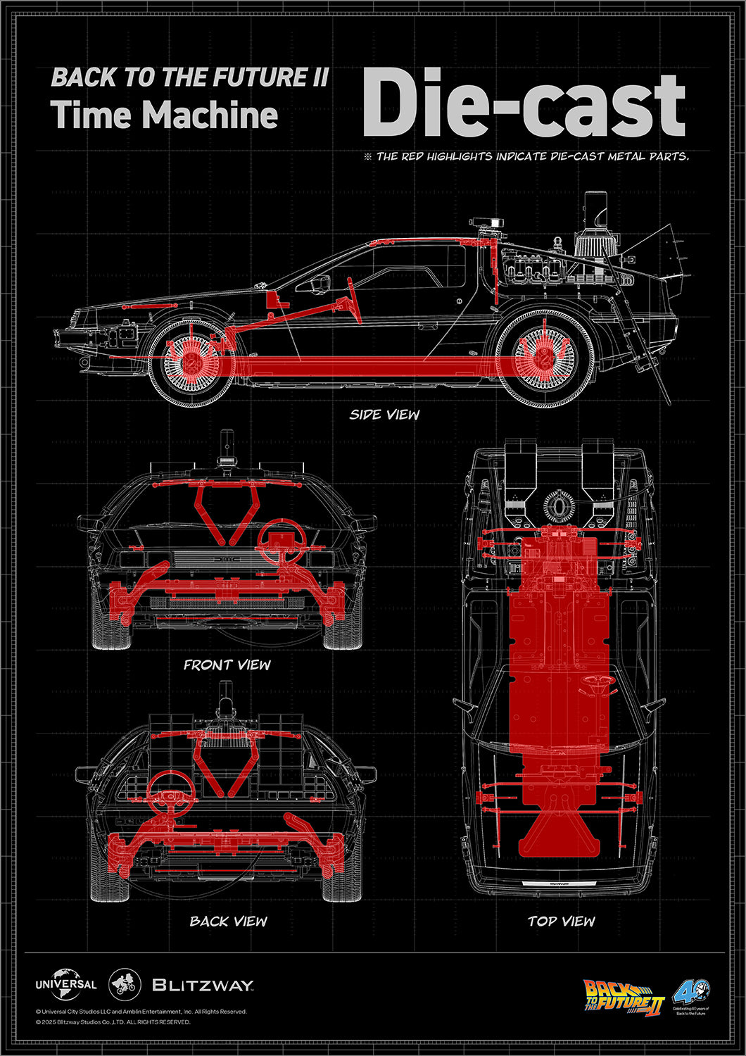 Back to the Future 2 'Time Machine' (1/6 Scale)