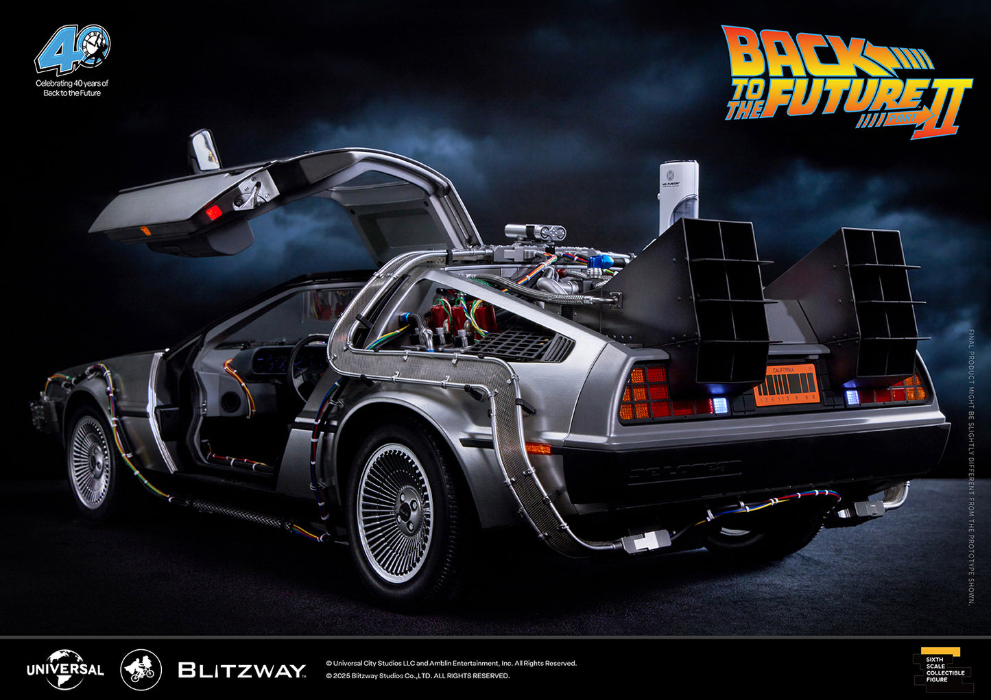 Back to the Future 2 'Time Machine' (1/6 Scale) Pre-order Deposit