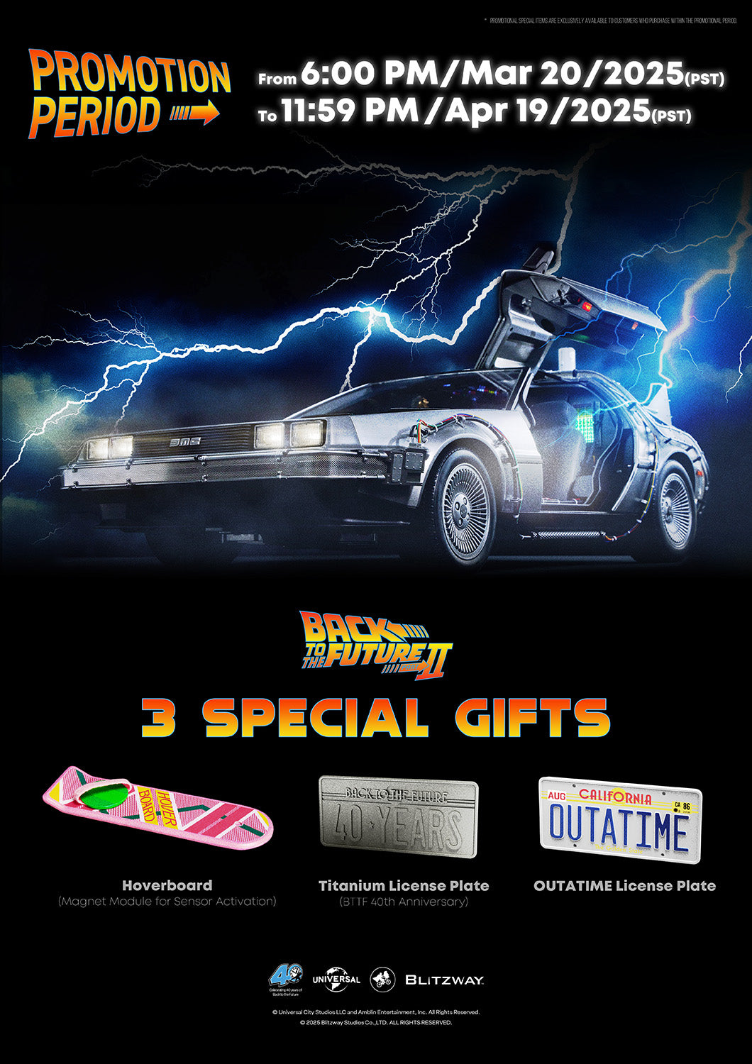 Back to the Future 2 'Time Machine' (1/6 Scale)