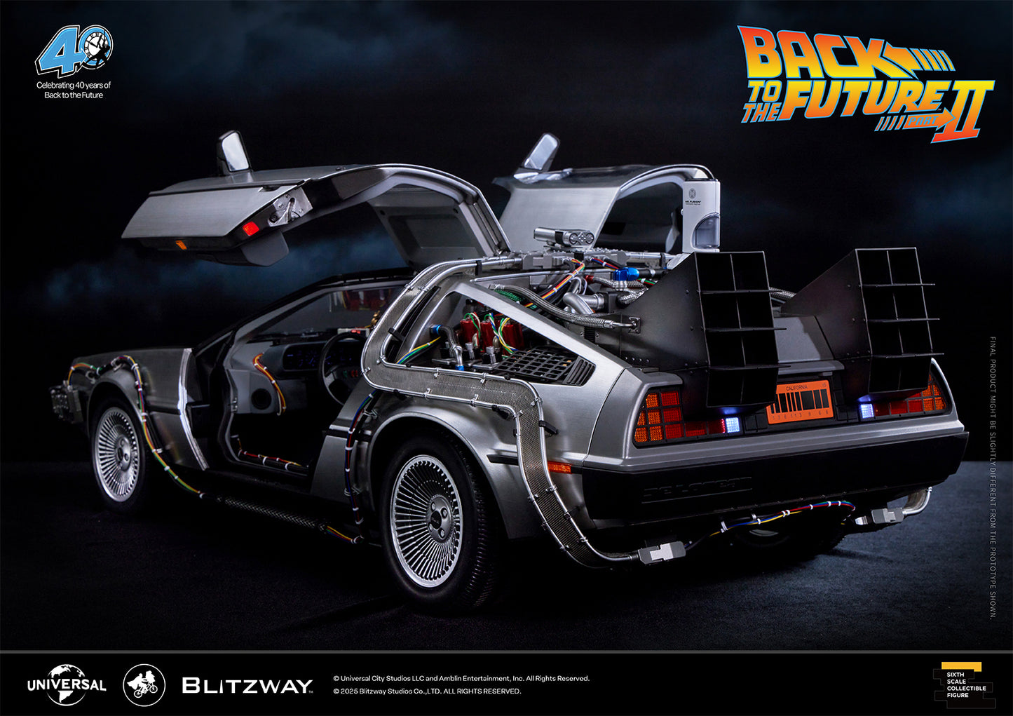 Back to the Future 2 'Time Machine' (1/6 Scale) Pre-order Deposit