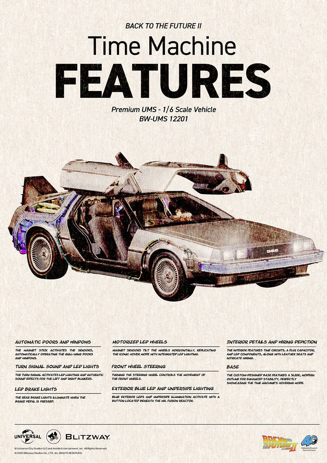 Back to the Future 2 'Time Machine' (1/6 Scale)