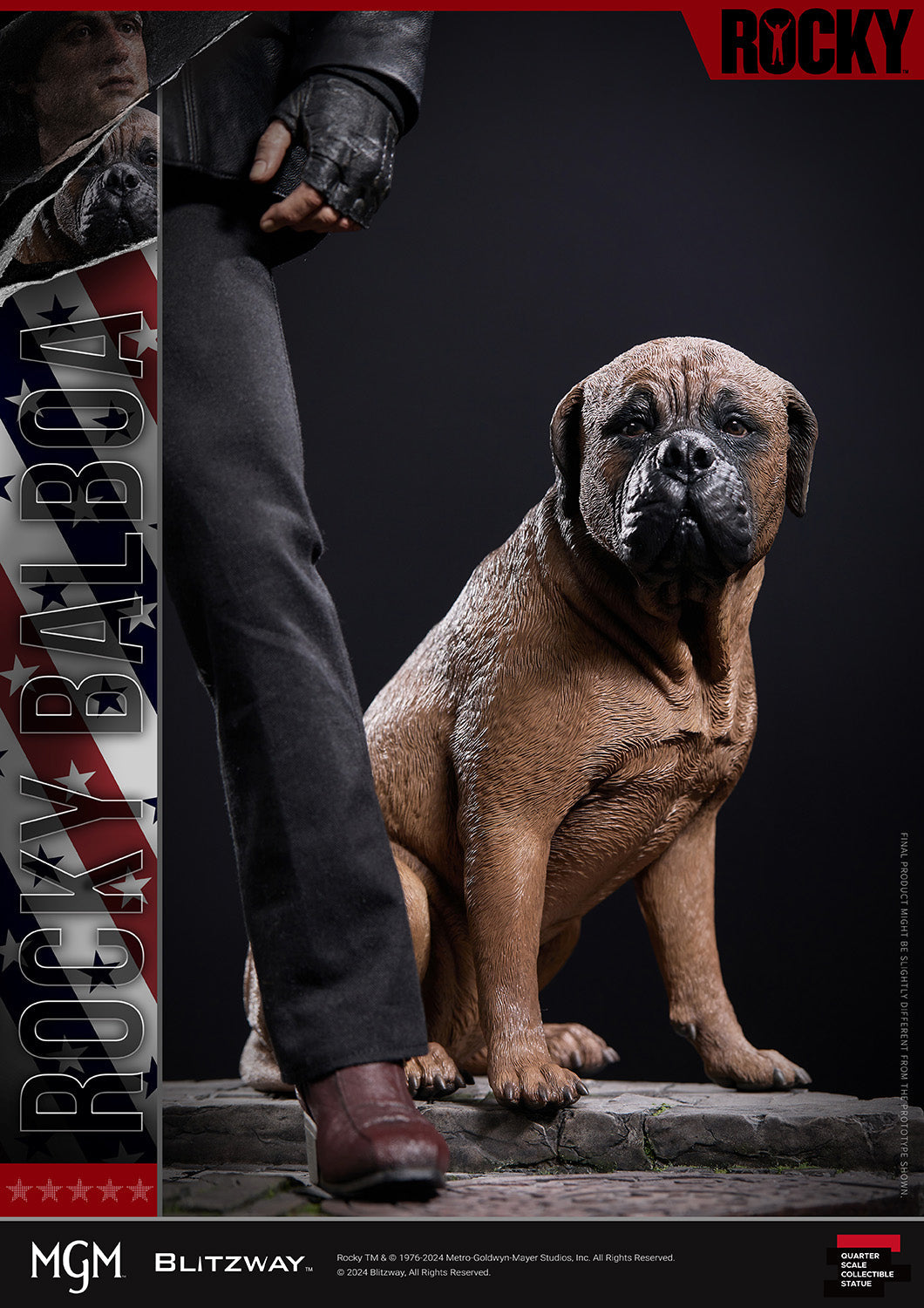 Blitzway Rocky 1976 1/4 scale statue Butkus-1