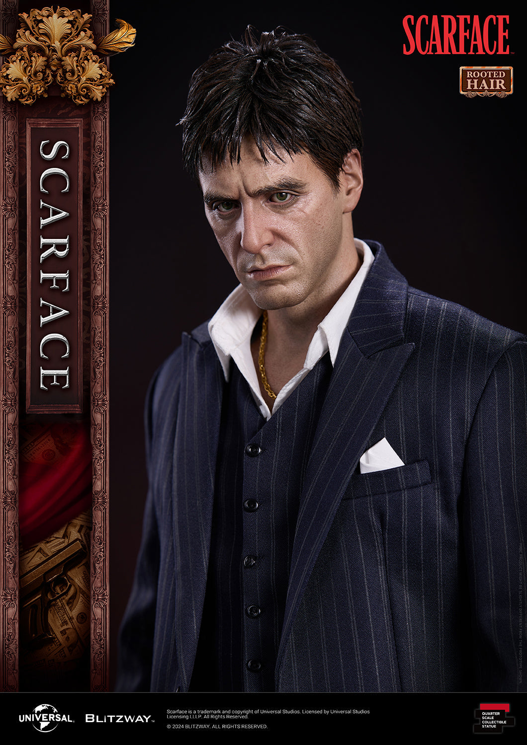 ScarFace　KHW MODS セット Scarface (Rooted Hair Ver.)