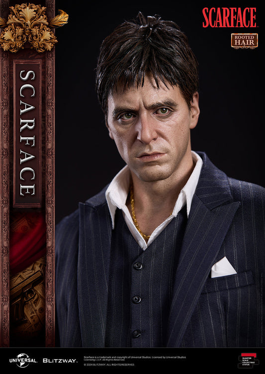 Blitzway Scarface Rooted hair 1/4 scale statue-main