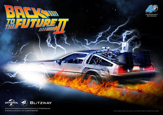 Blitzway Back to the Future 2 Time Machine – 1/6 Delorean Collectible